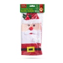 Suport sticla bautura, Mos Craciun 3D, 27x12cm