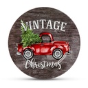 Tava de Craciun, metal, Vintage, 33cm