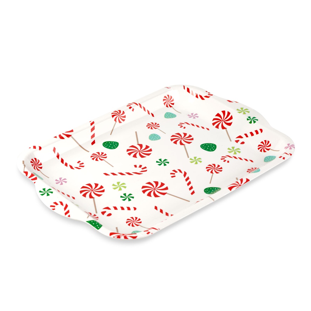 Tavita decorativa, model bastonase dulci, plastic, 36x26cm