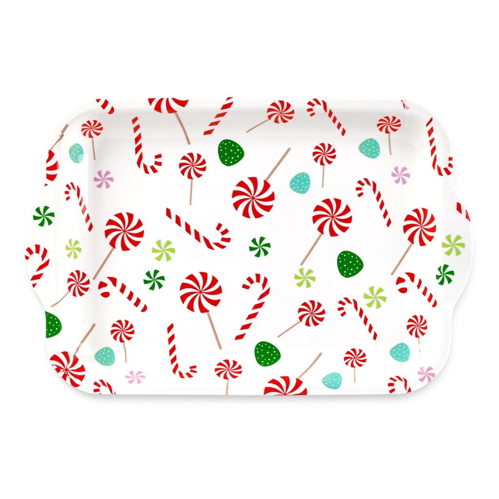 Tavita decorativa, model bastonase dulci, plastic, 36x26cm