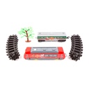 Trenulet de Craciun pentru brad, cu muzica si lumini