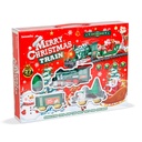 Trenulet de Craciun pentru brad, muzica si lumini