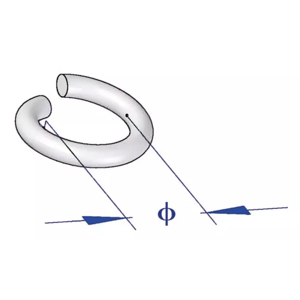 Clema extensor, inel intrerupt, 8mm