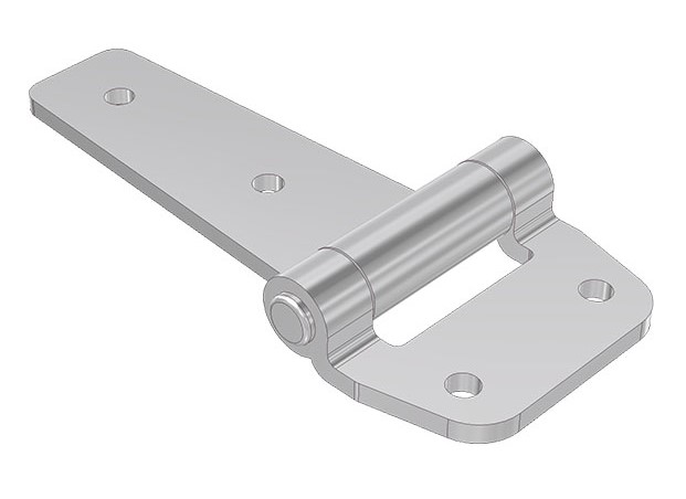 Balama usa laterala, Inox, 140x62mm