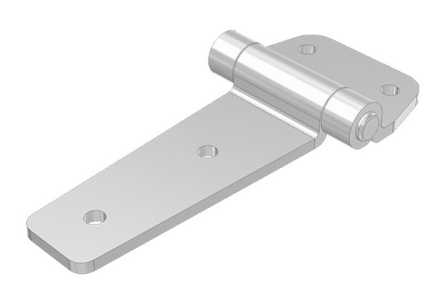 Balama usa laterala, Inox, 140x62mm