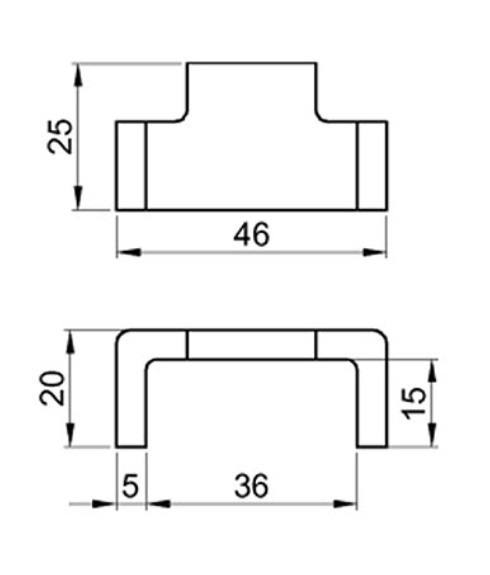 Carlig incuietoare tip TICO, sudabil, galvanizat