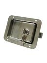 Inchidere usa cu cheie, Inox, 140x108mm