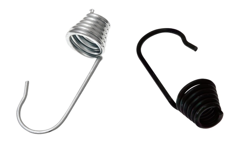 Carlig spiral extensor, Negru, 8mm