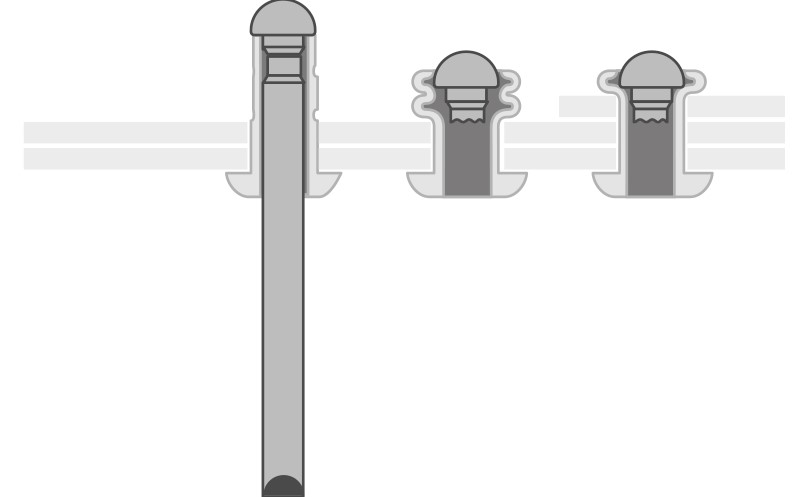 POP Nit Multigrip, Aluminiu/Otel, 4.8x17 mm