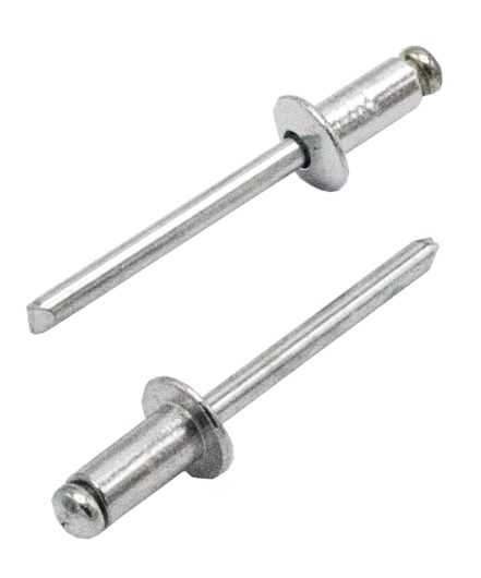 POP Nit cap bombat, Aluminiu/Otel, 4.8x10 mm