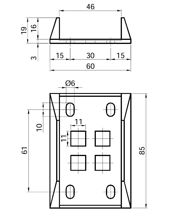 Capac plastic protectie element blocator usa