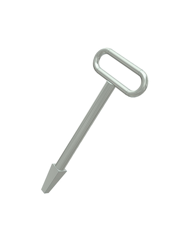 Cheie PICK, patrata, zincata