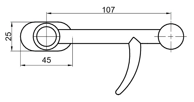 Inchizator oblon tip bila/cui