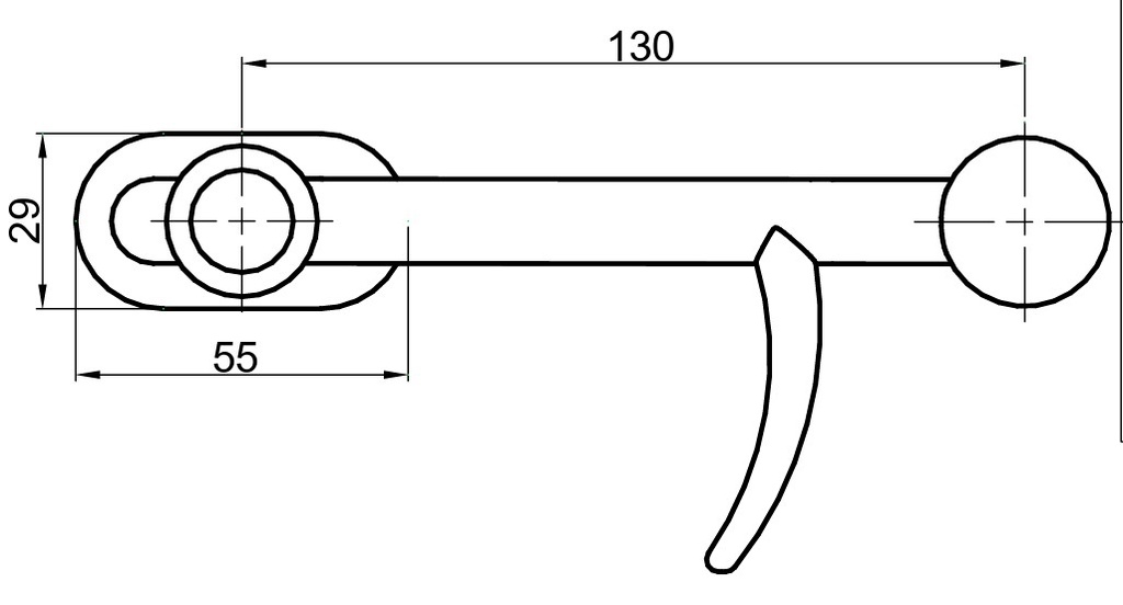Inchizator oblon tip bila/cui