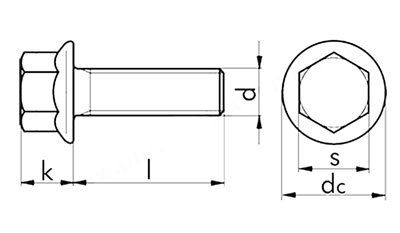 Surub cap cu guler, zincat, M10x60mm