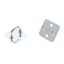 Brida, ureche oblon, baza patrata, H 21mm