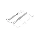 Capat cablu cu carabina, 6mm