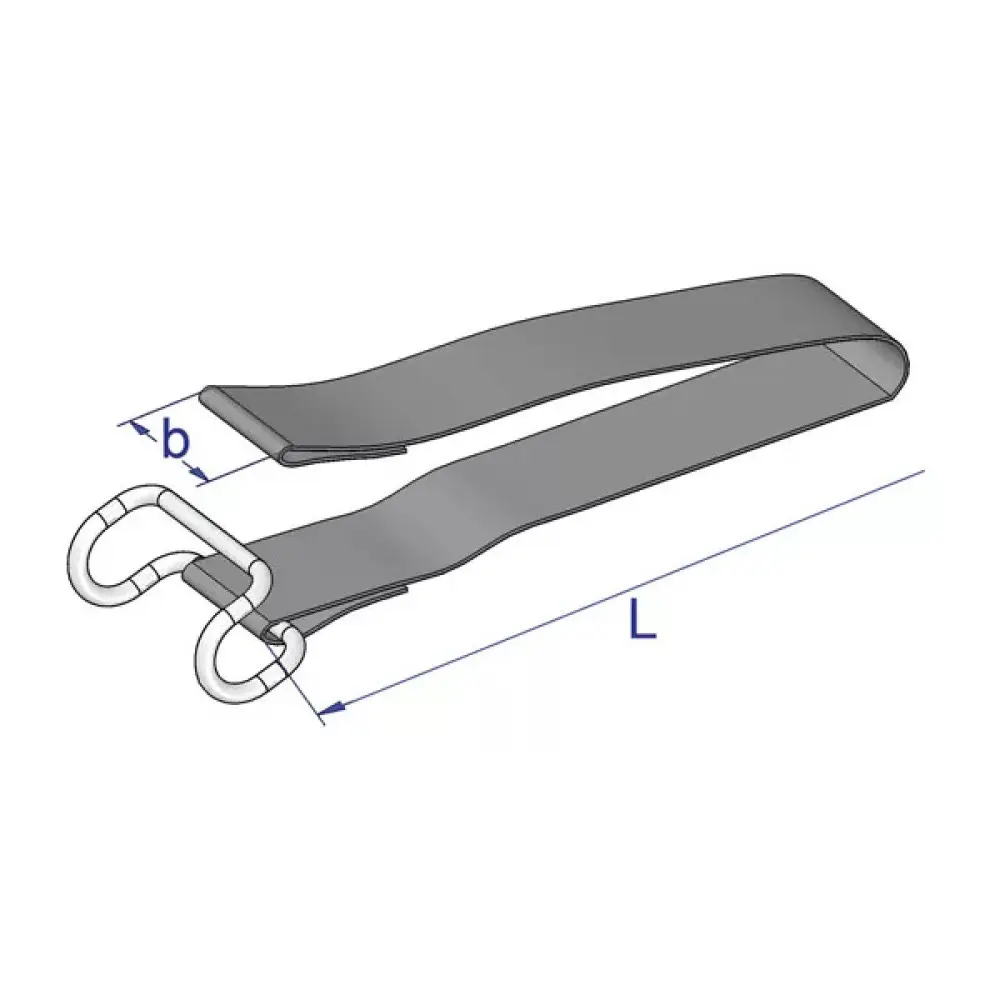 Chinga tensionare prelata, carlig sarma, otel zincat