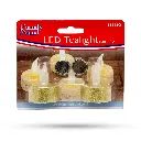 Opait cu LED cu baterie, auriu