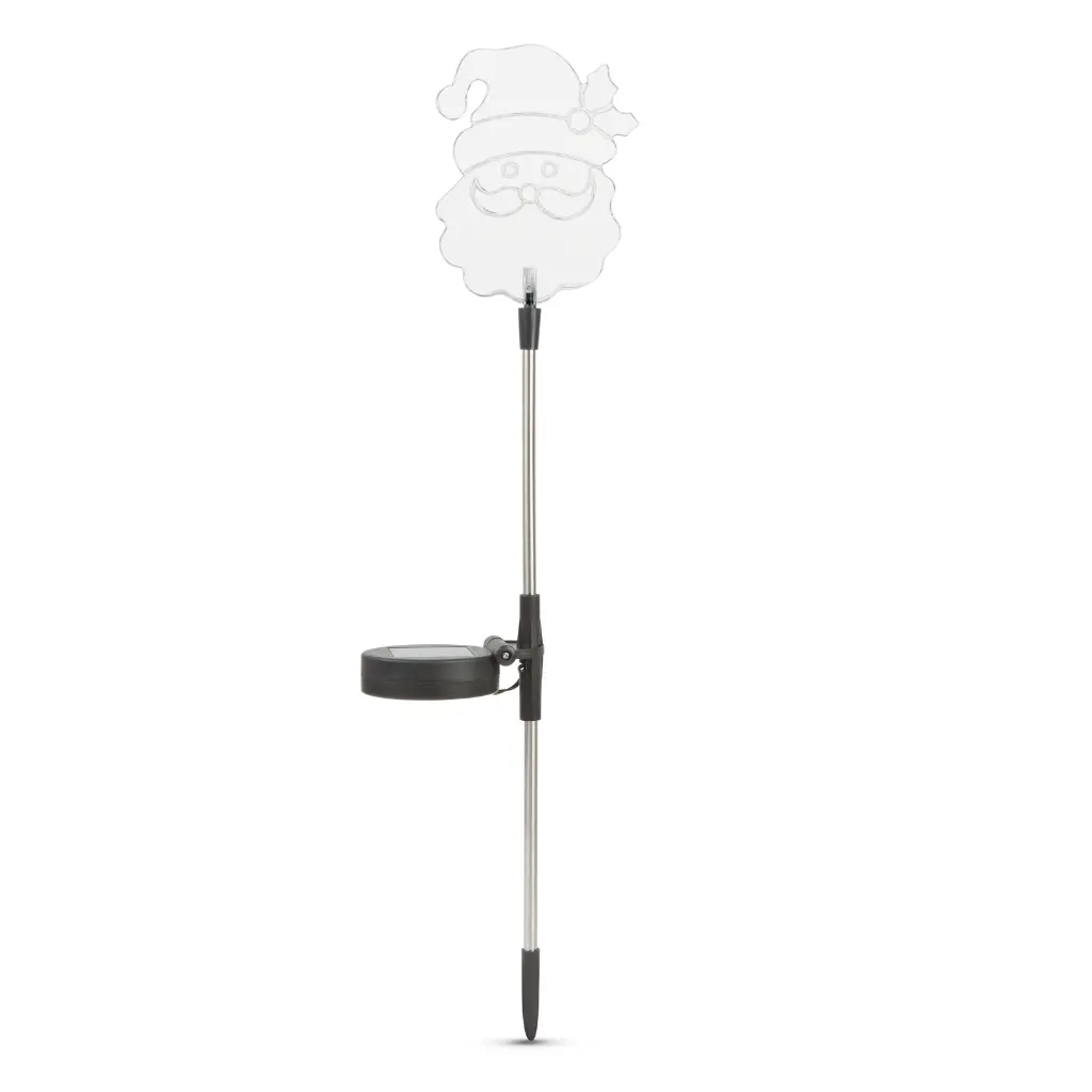 Lampa solara led, model Mos Craciun