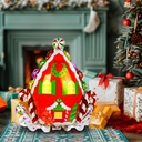 Balon, folie aluminiu, casuta turta dulce, 67x71cm