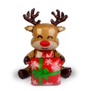 Balon decorativ, ren, folie, 60x65cm