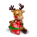 Balon decorativ, ren, folie, 60x65cm