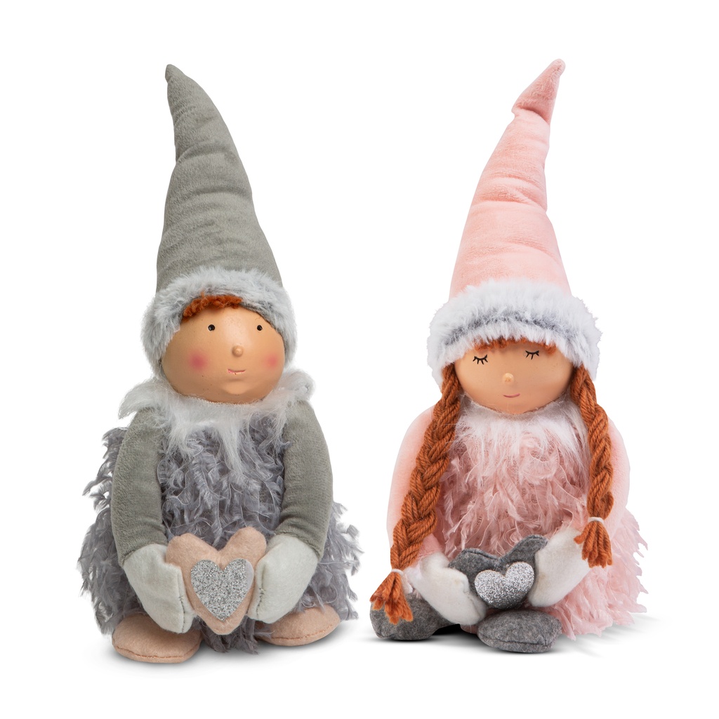 Bebelus de Craciun, baiat/fata, 2 modele, 38cm