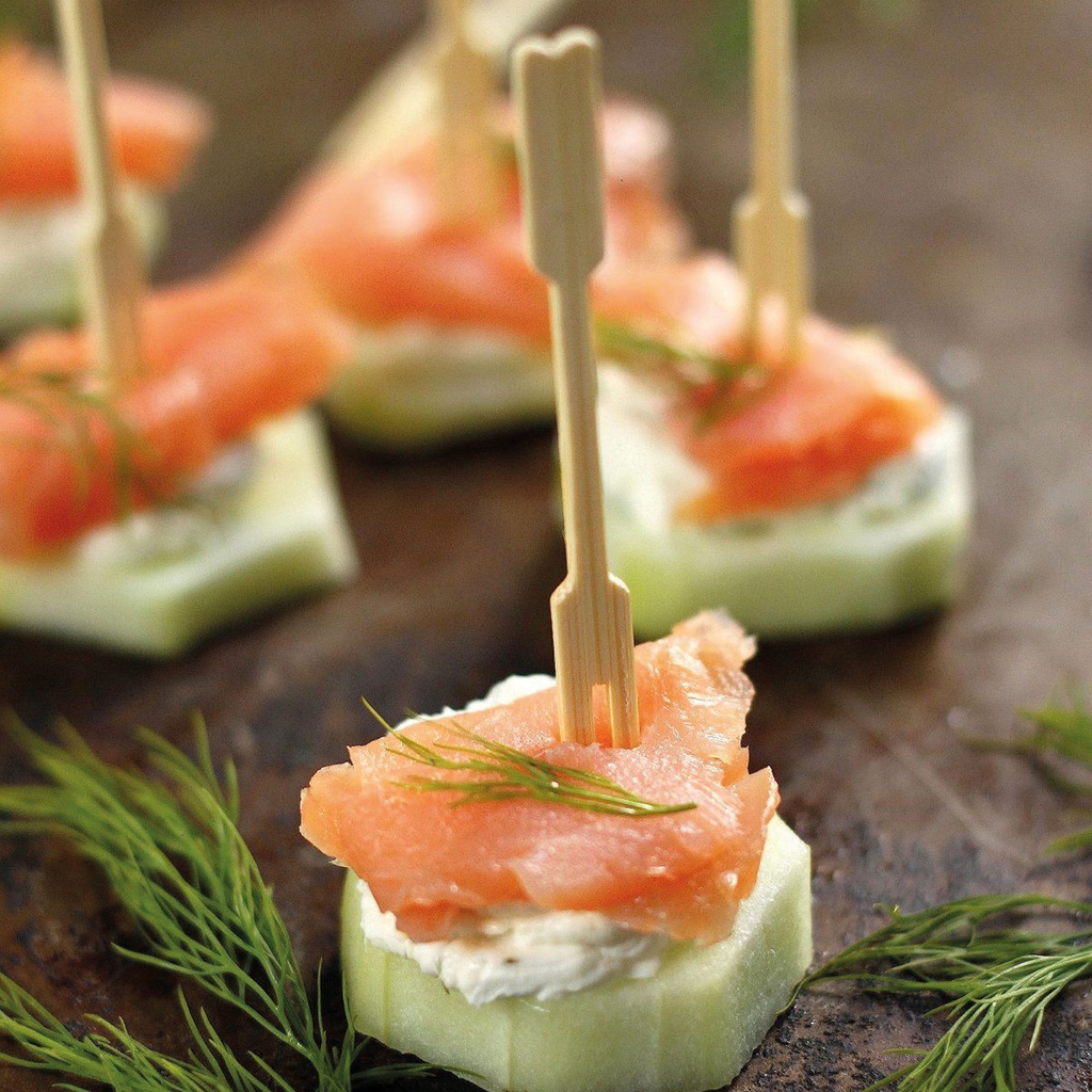 Betisoare din bambus, 9 cm, set 40 buc.