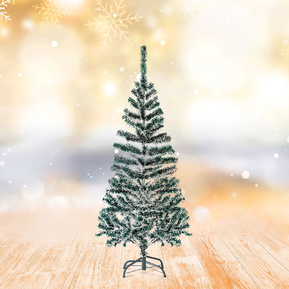 Brad artificial cu aspect inzapezit, PVC, 150cm