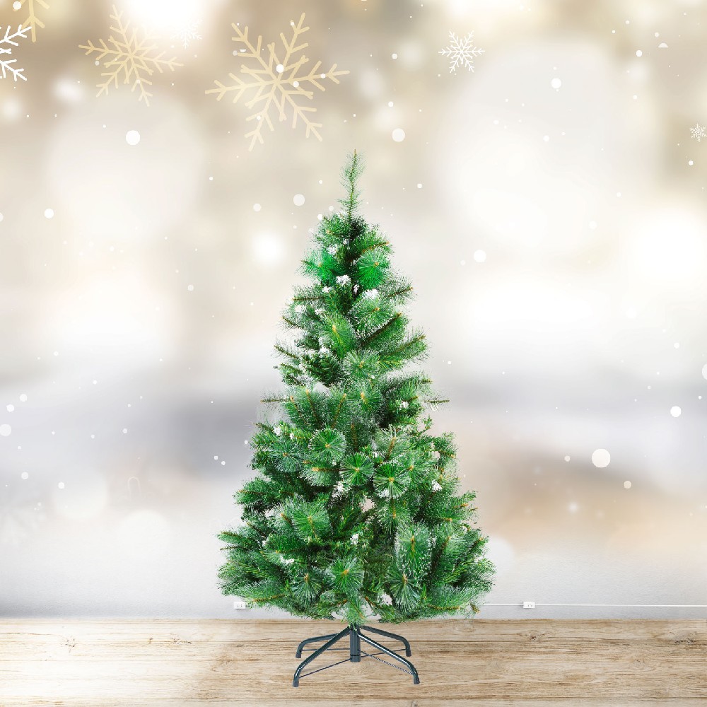 Brad artificial, ramuri dese, inzapezit, 150cm