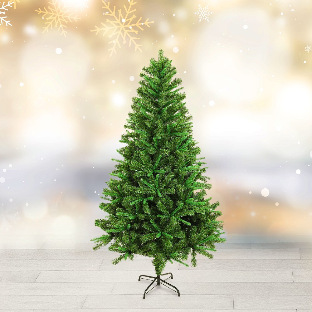 Brad artificial 3D, PVC, verde bicolor, 180cm