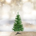 Brad artificial Nordmann, PVC, verde inchis, 90cm