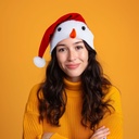 Caciula de Craciun, model om de zapada, 30x45cm