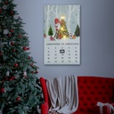 Calendar LED, 2xAA, 30x50cm