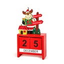 Calendar decorativ din lemn MDF, 13.5x7x3.5cm