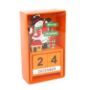 Calendar decorativ din lemn MDF, 13.5x7x3.5cm