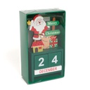 Calendar decorativ din lemn MDF, 13.5x7x3.5cm