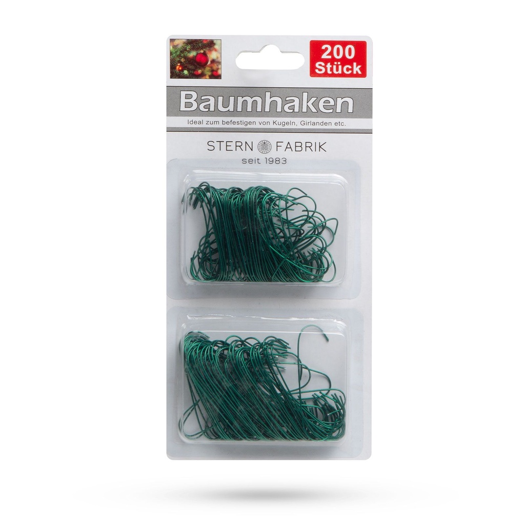 Carlige agatat ornamente brad Craciun, 200 buc.