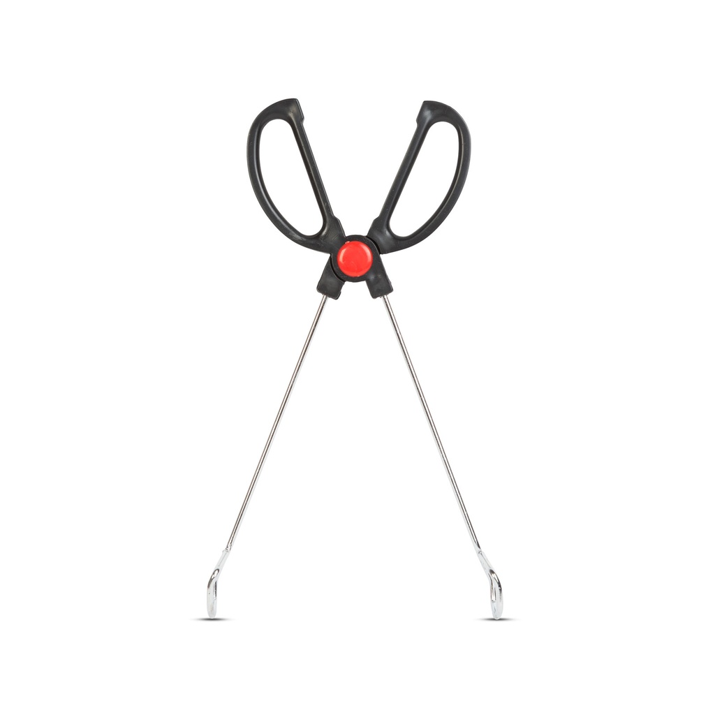 Clema pentru gratar, cu maner din plastic