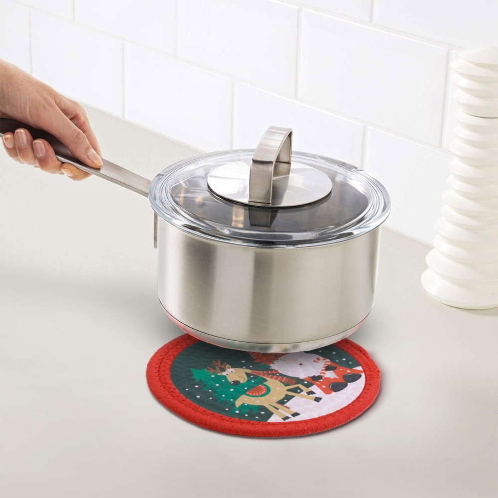 Covoras de masa de Craciun, elf, 180x7mm