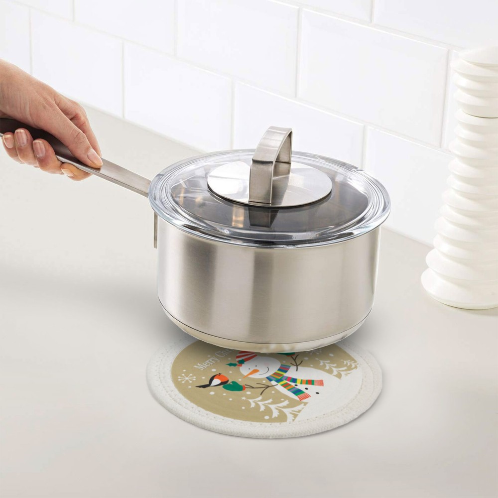 Covoras de masa de Craciun, om de zapada, 180x7mm