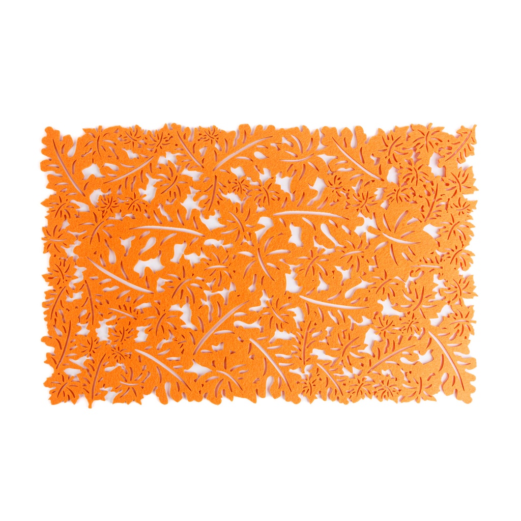 Covoras masa decorativ, portocaliu, 44.5x28.5cm