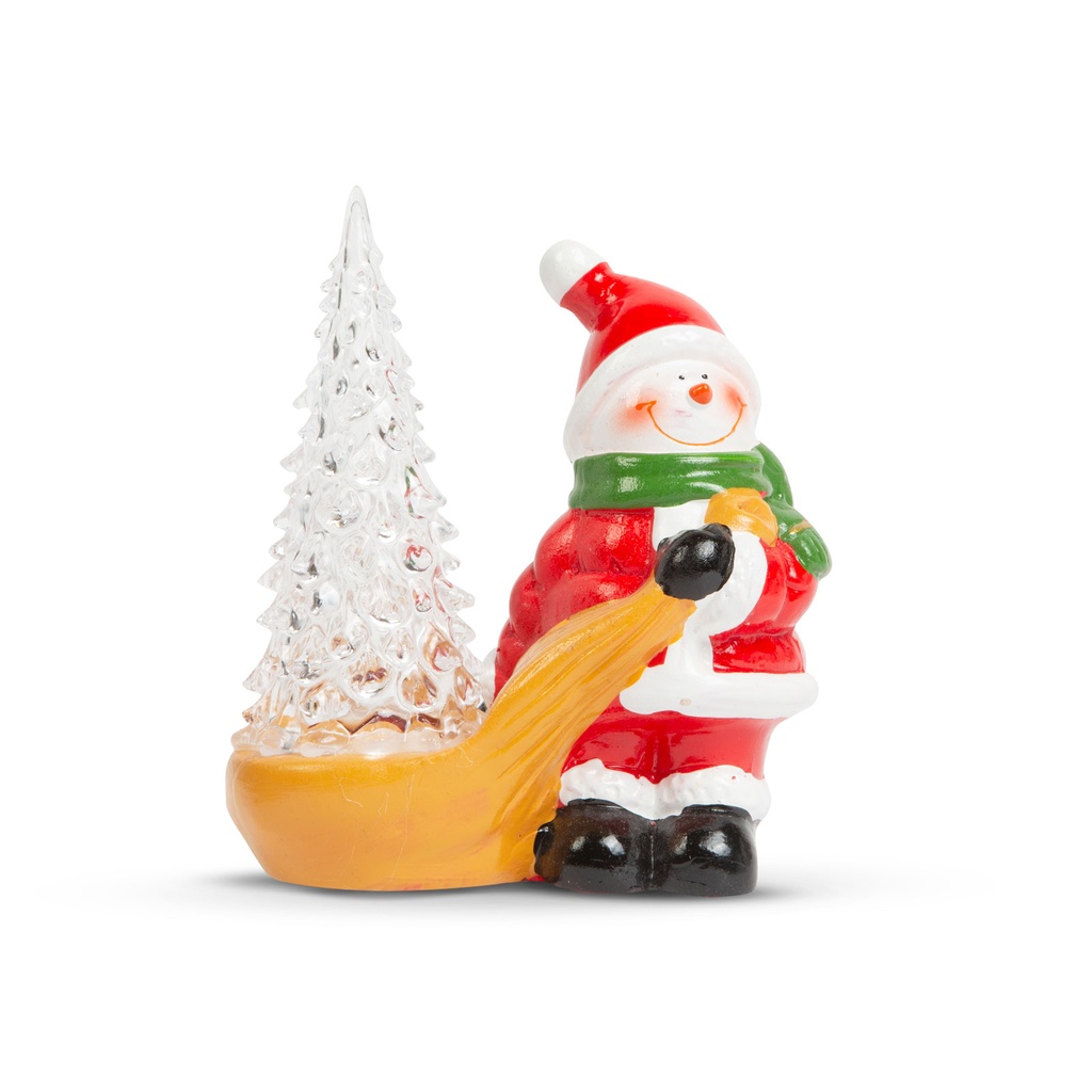 Decor Craciun, om de zapada, 13x7x15cm