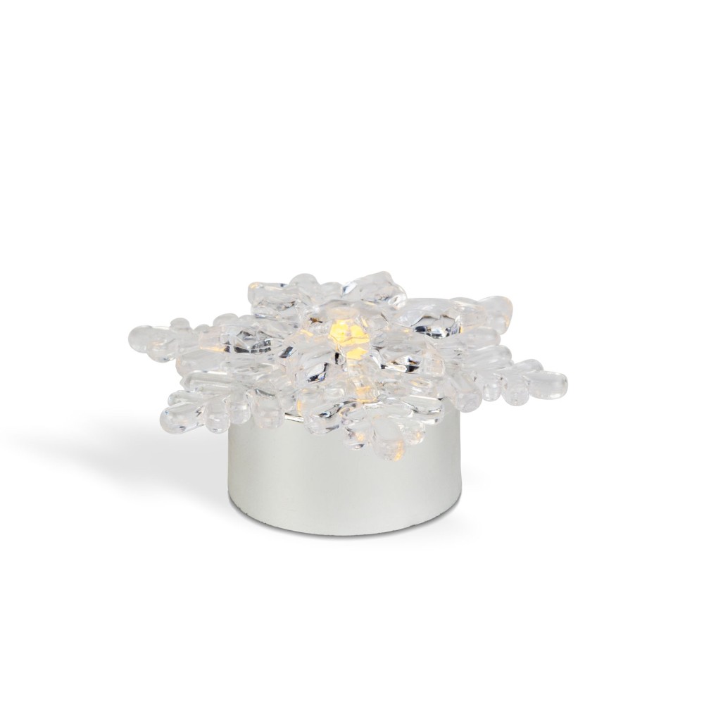 Decor LED, cristale de gheata, set 4 buc.
