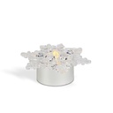 Decor LED, cristale de gheata, set 4 buc.