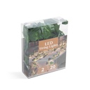 Decor Craciun, 20 LED, alb cald, 2m