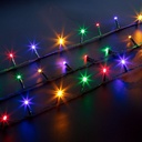 Luminite Craciun, 200 LED, cablu verde, 10m