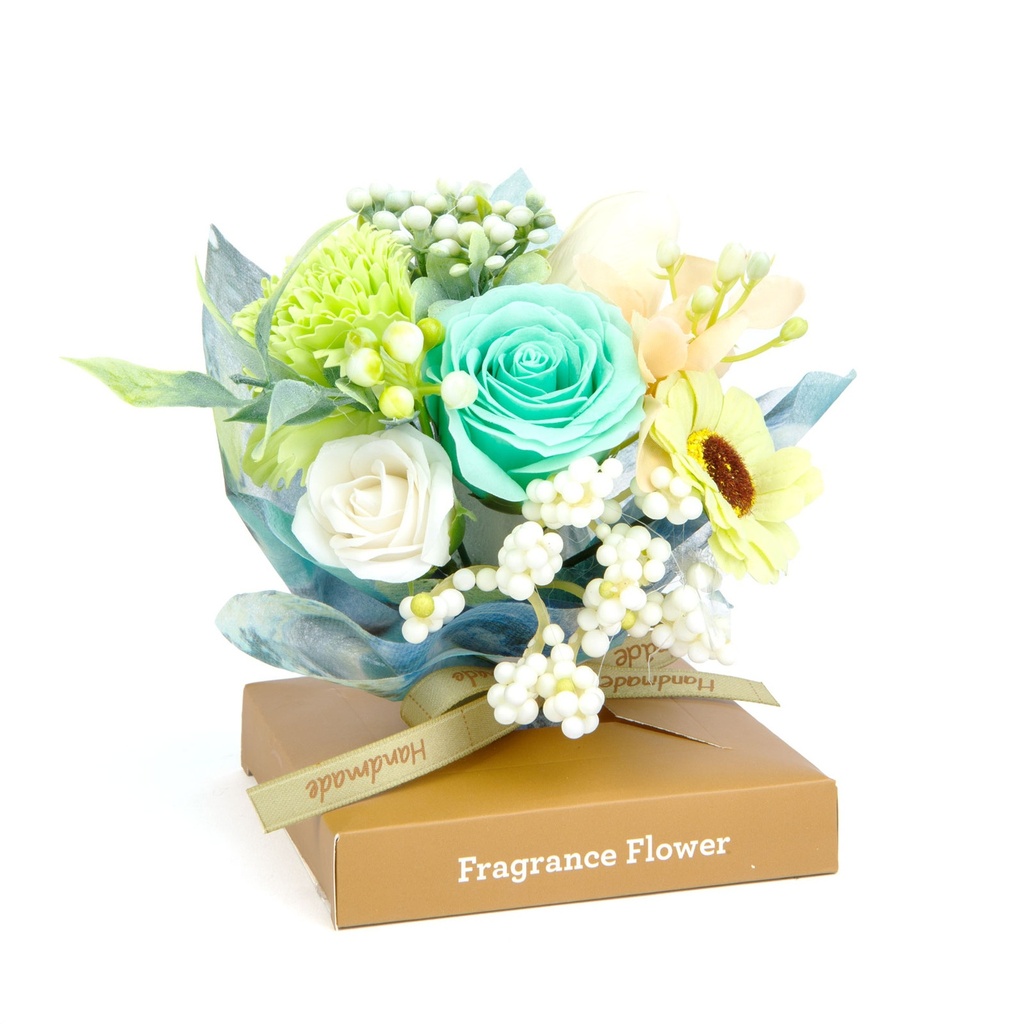 Trandafir artificial, decor, 11x11x14cm