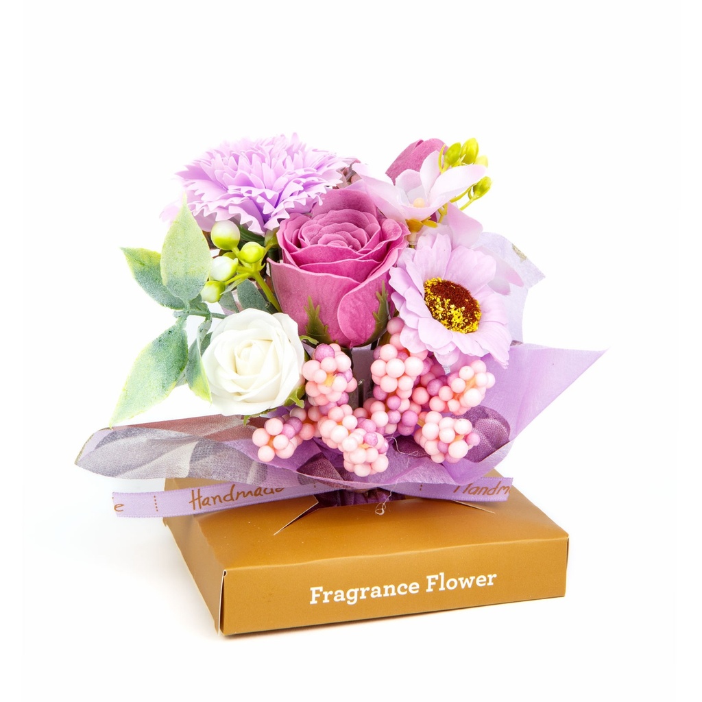 Trandafir artificial, decor, 11x11x14cm